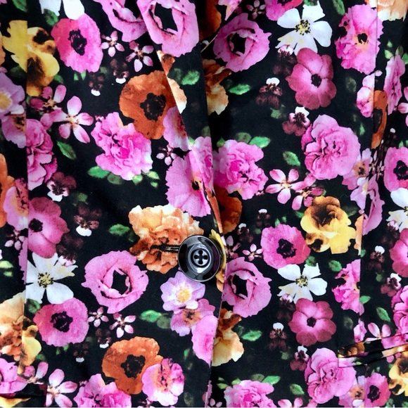 Alison Sheri The Garden Cotton Blazer Size Small Garden Girl - Picture 9 of 12